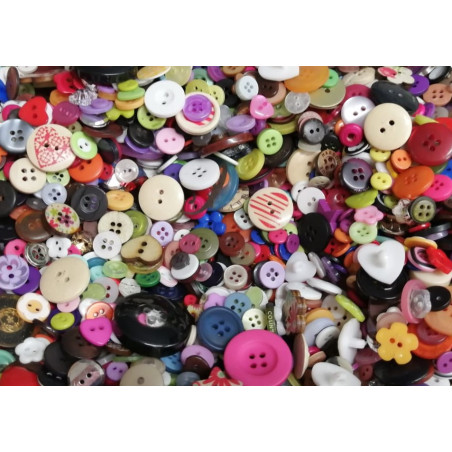 Scrapbook Studio Jar of Buttons (approx 60)