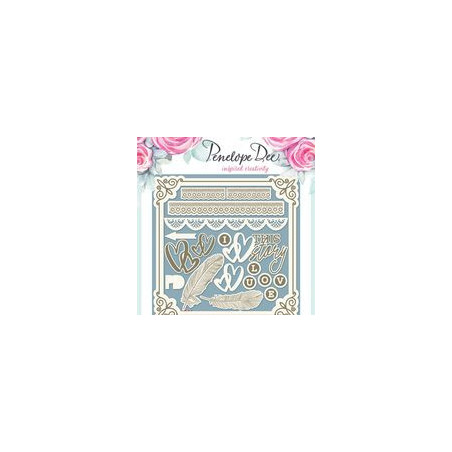 Penelope Dee Forget me not Chipboard - Love Story