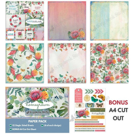Scrapbook Studio Just Because Homegrown Collection Pack (Protea)
