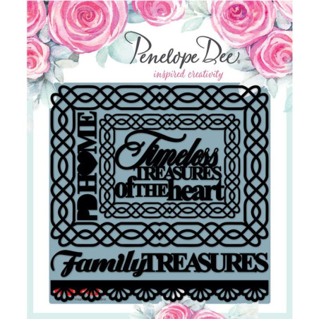 Penelope Dee Charlotte Chipboard - Family Treasures - Black