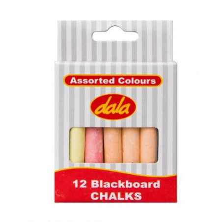 Dala Blackboard Chalks - Assorted Colours