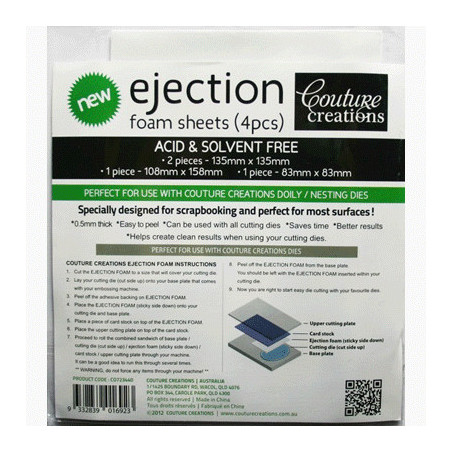 Couture Creations Ejection Foam Sheets