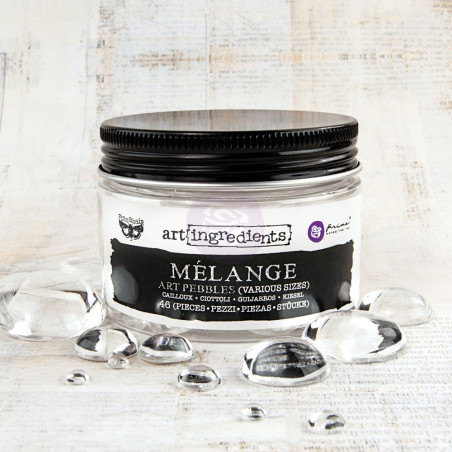 Prima Finnaibar Art Ingredients Melange Art  Pebbles (46 pcs)