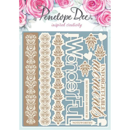 Penelope Dee Agatha Chipboard - Wonderful Moments