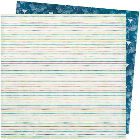Vicki Boutin Storyteller 12 x 12 Scrapbook Paper - Moonbeams