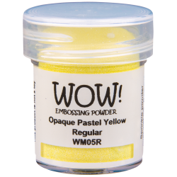 WOW Heat Embossing Powder Pastel Yellow - Regular 15ml Jar