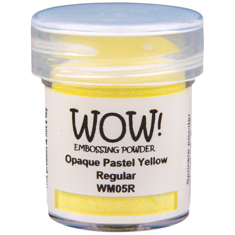 WOW Heat Embossing Powder Pastel Yellow - Regular 15ml Jar