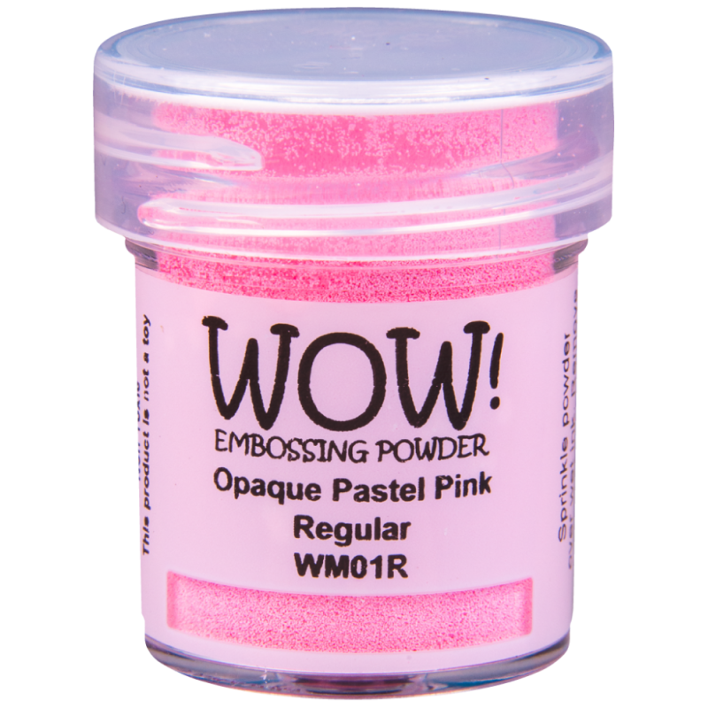 WOW Heat Embossing Powder Pastel Pink - Regular 15ml Jar