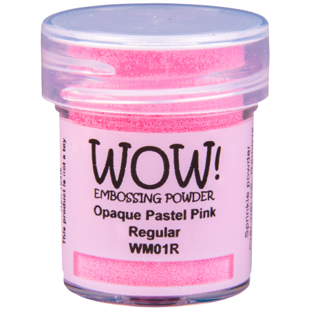 WOW Embossing Powder Pastel Pink - Regular 15ml Jar