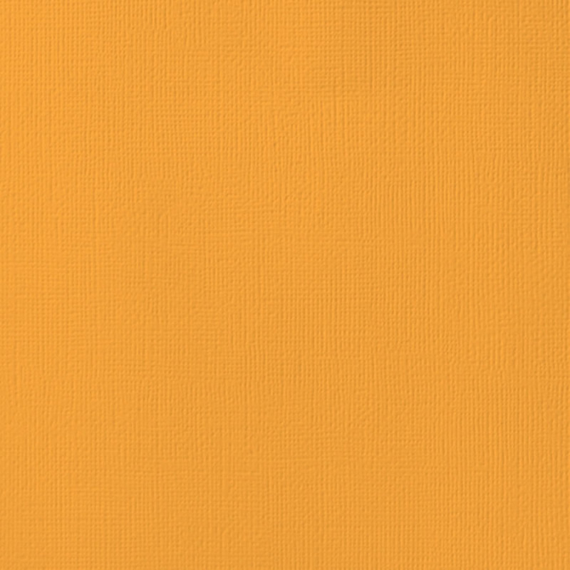 Couture Creations 12 X 12 Scrapbook Textured Cardstock - Tangerine 216gsm