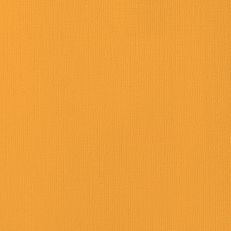 Couture Creations 12 X 12 Scrapbook Textured Cardstock - Tangerine 216gsm