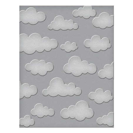 Spellbinders Embossing Folder - Open Road Head In The Clouds