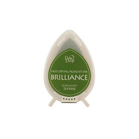Tsukineko Brilliance Dewdrop Ink Pad Pearlescent Thyme