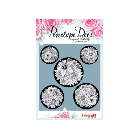 Penelope Dee Georgina Acrylic Floral Motifs