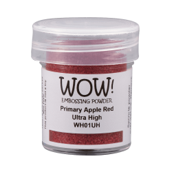 Wow Heat Embossing Powder - Primary Apple Red Ultra High