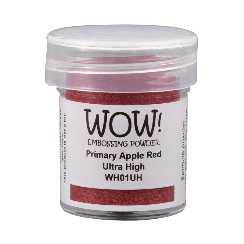 Wow Heat Embossing Powder - Primary Apple Red Ultra High