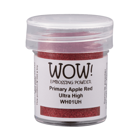 Wow Heat Embossing Powder - Primary Apple Red Ultra High