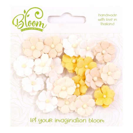Bloom Sweetheart Blossom Flowers - Yellow & White