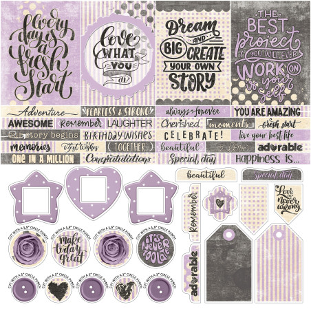 Celebr8 Cotton Candy Paper - Grape 3