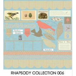 Scrap Collections Rhapsody 12 X 12 Scrapbook Paper 006