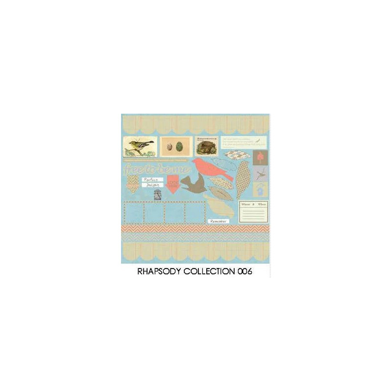 Scrap Collections Rhapsody 12 X 12 Scrapbook Paper 006