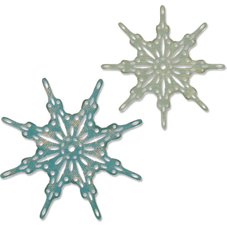 Tim Holtz Sizzix Thinlits Dies - Fanciful Snowflakes