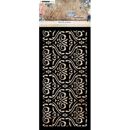 Studio Light Feelings Of Freedom Mask/Stencil - Brocade Pattern