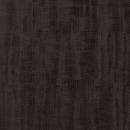 Couture Creations 12 X 12 Scrapbook Textured Cardstock - Black/Obsidian 216gsm