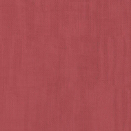 Couture Creations 12 X 12 Scrapbook Textured Cardstock - Cranberry/Firestorm 216gsm