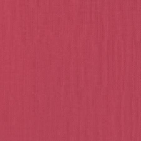 Couture Creations 12 X 12 Scrapbook Textured Cardstock - Blood Red/Crimson 216gsm