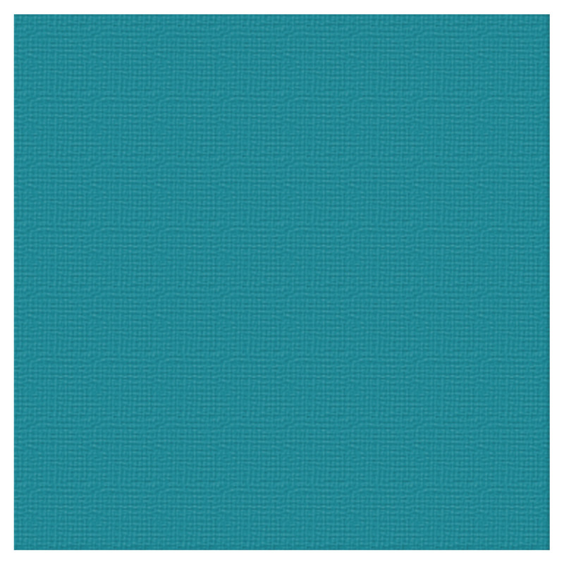 Couture Creations 12 X 12 Scrapbook Textured Cardstock - Peacock/Seafoam 216gsm