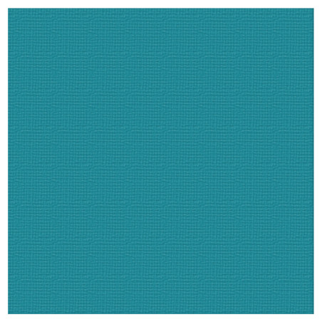 Couture Creations 12x12 Textured Cardstock - Peacock/Seafoam