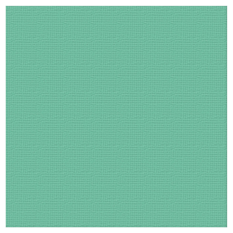 Couture Creations 12 X 12 Scrapbook Textured Cardstock - Robin Egg/Aquamarine 216gsm