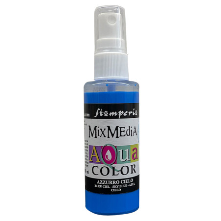 Stamperia Mix Media Aquacolor Spray - Sky Blue 60ml