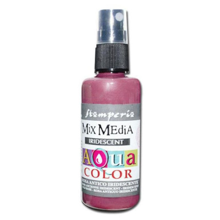 Stamperia Mix Media Aquacolor Spray - Old Rose 60ml