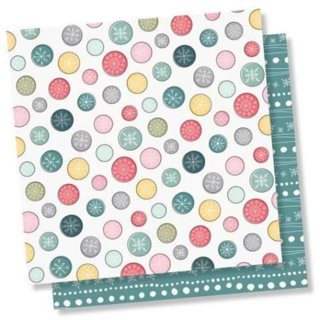 Simple Stories Freezin Seasons Paper - Brrrlow Zero