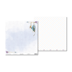 Lady Pattern Bohemian Muse 12 x 12 Scrapbook Paper - Arrow
