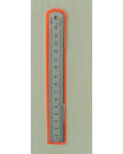 W&M Metal Ruler 15cm