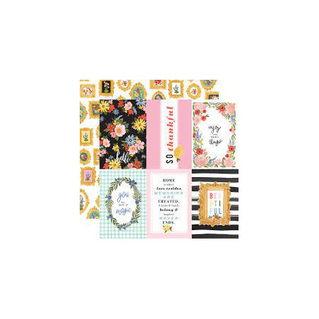 Carta Bella Oh Happy Days Paper - 4X6 Journaling Cards
