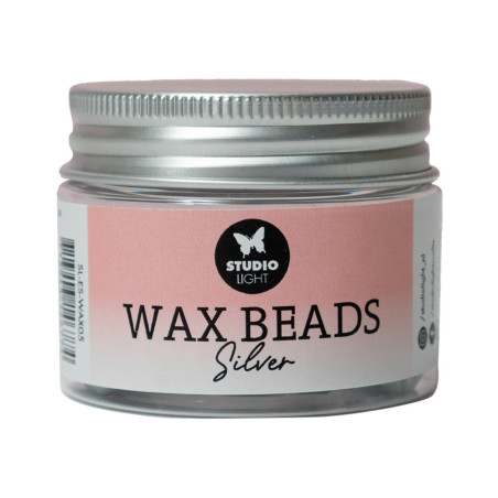 Studio Light Wax Beads - Silver 30g