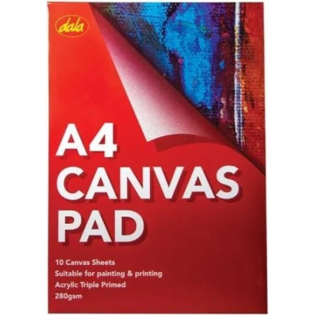 Dala A4 Canvas Pad - 10 Sheets