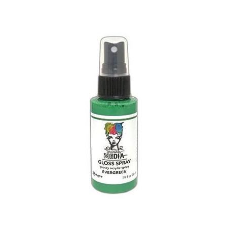 Ranger Dina Wakley Media Gloss Spray Evergreen
