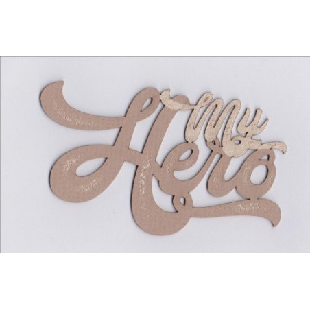 Scrap Collections Chipboard - My Hero