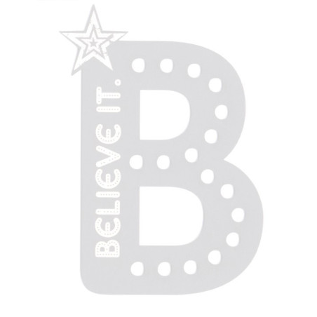 Scrap Collections Chipboard DISNEY Believe it