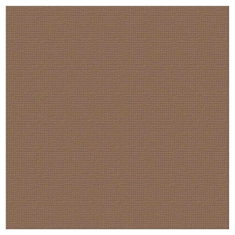 Couture Creations 12 X 12 Scrapbook Textured Cardstock - Chestnut/Fencepost 216gsm