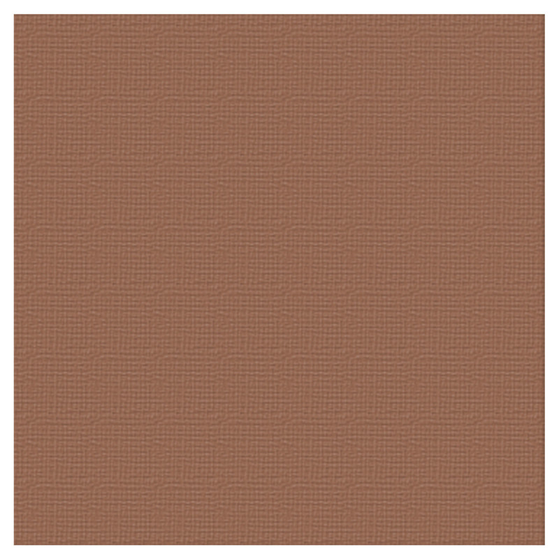 Couture Creations 12 X 12 Scrapbook Textured Cardstock- Chocolate/Firewood 216gsm