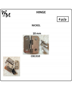 W&M Hinges Small 18mm