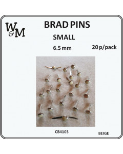 W&M Brad Pins Small Beige...
