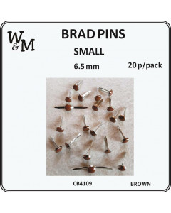 W&M Brad Pins Small Brown...