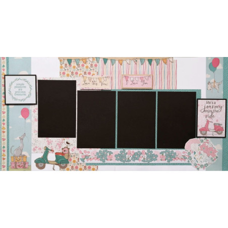 Scrapbook Studio Scrapbook Kit - Life's A Journey